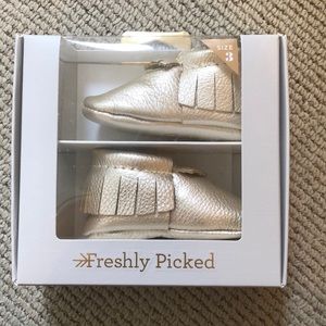 Freshly Picked Mocassins, never worn in box